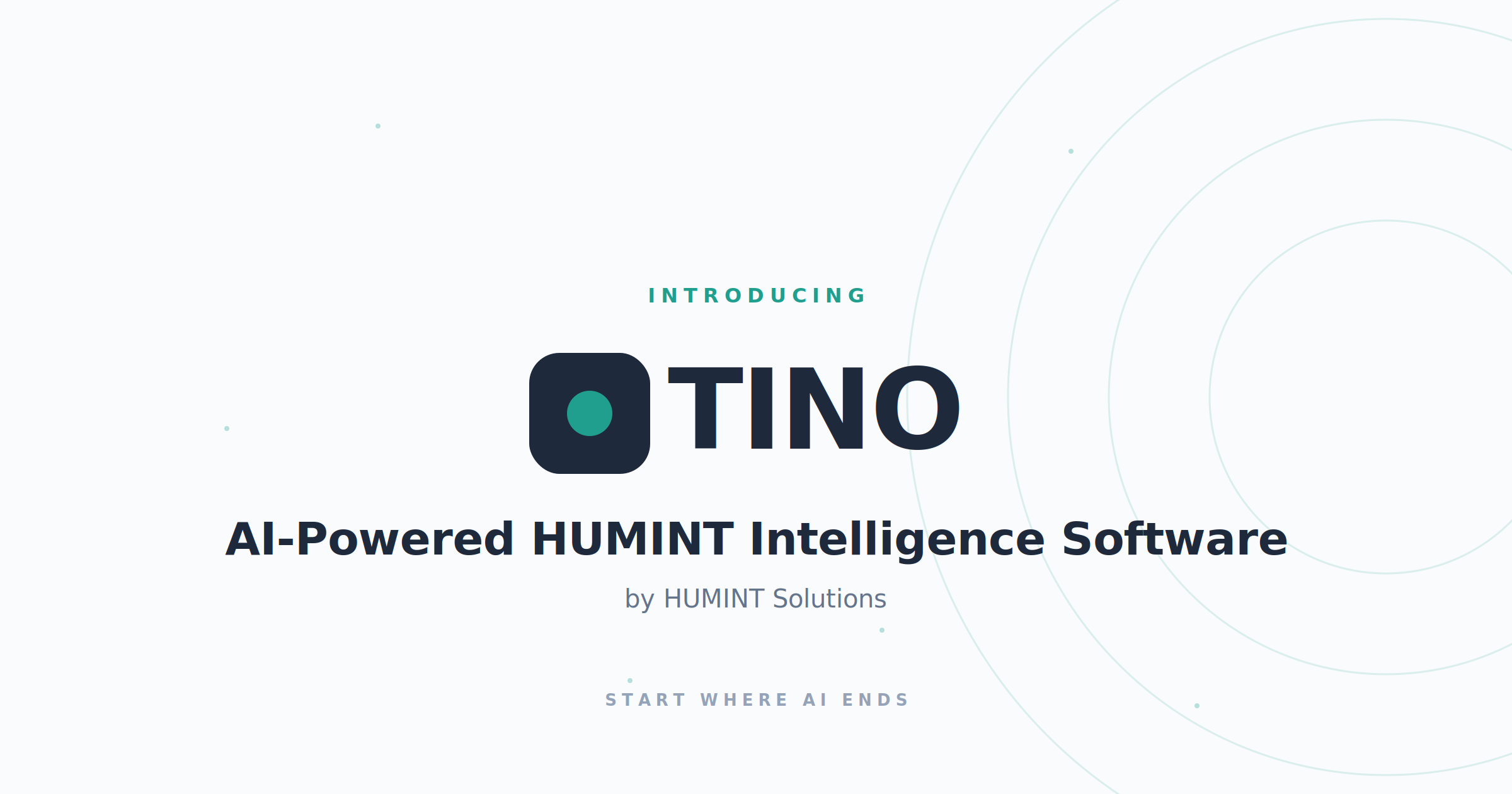 TINO - The Open HUMINT Platform
